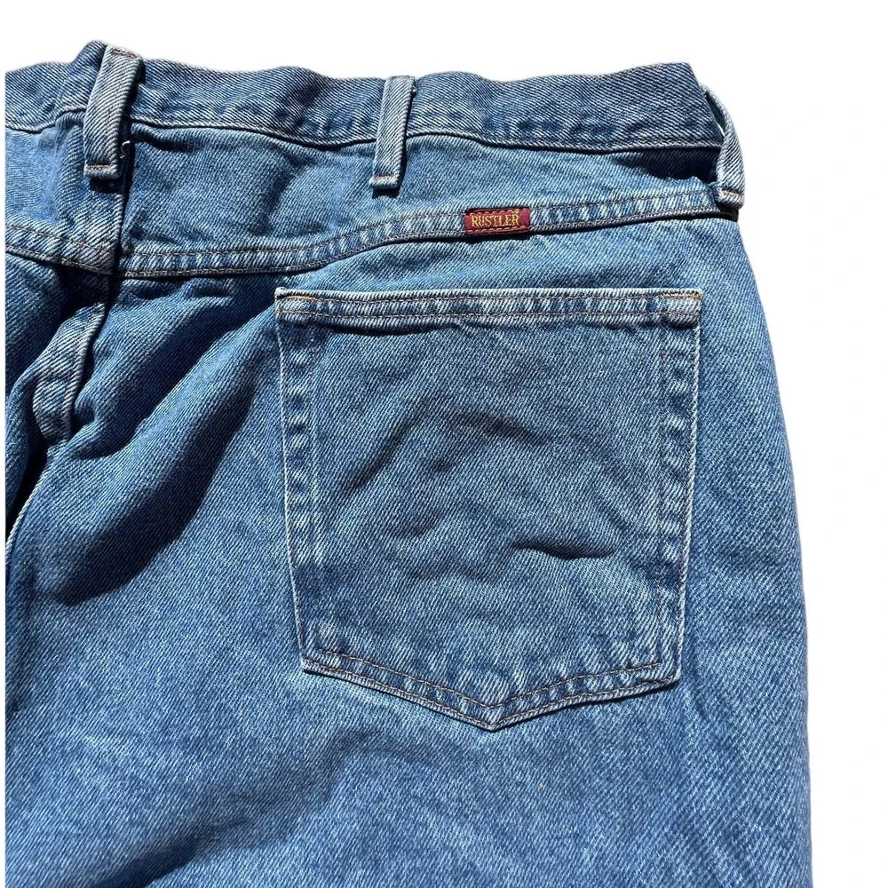 Rustler Men's‎ 46x32 Medium Wash Denim Jeans